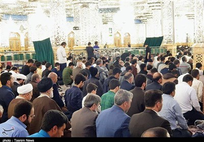 حضور رئیس قوه قضاییه در نماز جمعه مشهد مقدس+ تصویر