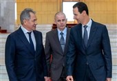 دیدار وزیر دفاع روسیه با رئیس‌جمهور سوریه در دمشق؛ پیام پوتین تقدیم اسد شد