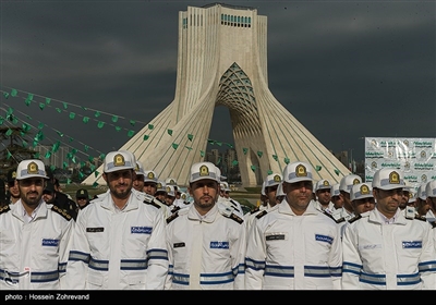 رزمایش طرح نوروزی فرماندهی انتظامی تهران بزرگ