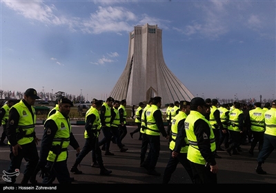 رزمایش طرح نوروزی فرماندهی انتظامی تهران بزرگ