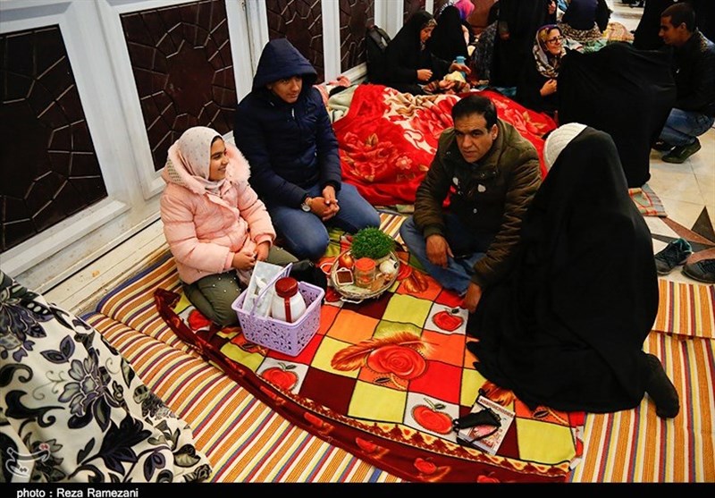 لحظات تحویل سال در مسجد مقدس جمکران به روایت تصویر