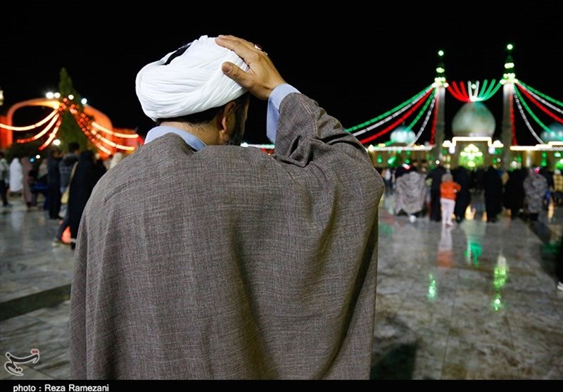 لحظات تحویل سال در مسجد مقدس جمکران به روایت تصویر