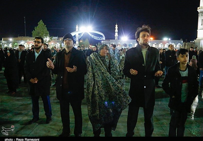 لحظات تحویل سال در مسجد مقدس جمکران به روایت تصویر