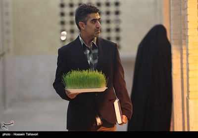 مراسم تحویل سال نو در جوار مزار شهدای گمنام