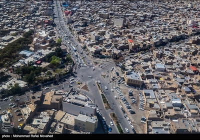 تصاویر هوایی قم در تعطیلات نوروز