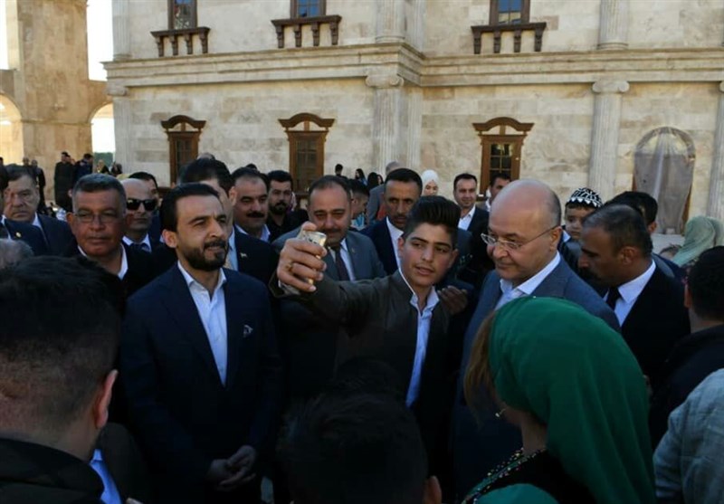 شرکت روسای جمهوری و پارلمان عراق در مراسم نوروز سلیمانیه + تصاویر