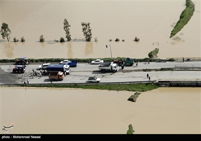 سیلاب در آق‌قلا - گلستان