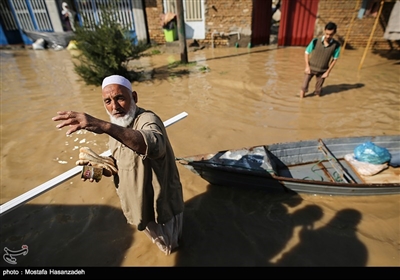 امداد رسانی به مناطق سیل زده استان گلستان