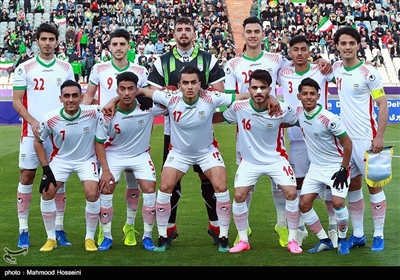 دیدار تیم های فوتبال امید ایران و ترکمنستان