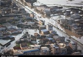 محورهای مسدود استان‌های گلستان و مازندران به دلیل سیلاب