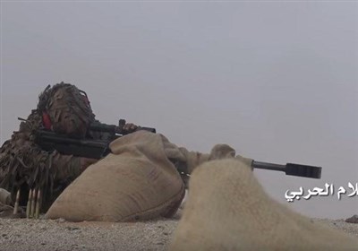 القناص الیمنی یصطاد المرتزقة فی عدد من الجبهات