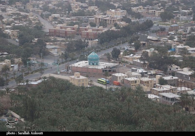 کرمان| تصاویر هوایی باغ شهر گردشگری و تاریخی بم