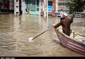 گلستان|گمیشان در محاصره آب/ همه مسیرهای ارتباطی شهر براثر سیلاب مسدود شد