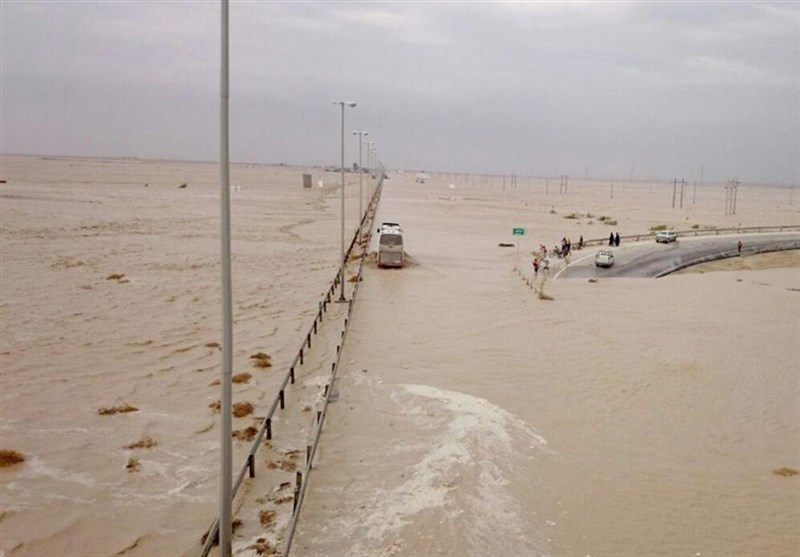 رودخانه‌های استان بوشهر سیلابی می‌شود