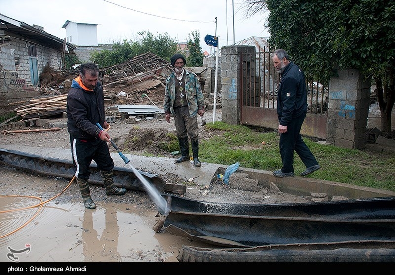 خسارت سیل در روستای تالارپشت کیاکلا-مازندران- عکس استانها تسنیم | Tasnim