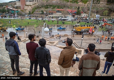 خسارت سیل در شیراز