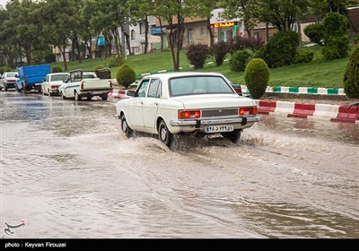 آب گرفتگی معابر سنندج