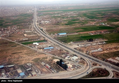تصاویر هوایی مشهد در تعطیلات نوروز