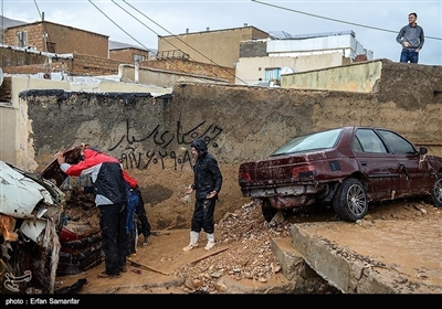 ایران کے شہر شیراز میں سیلاب نے تباہی مچادی