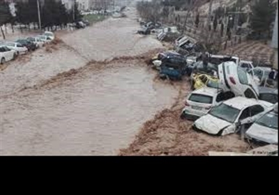 ایران کے شہر شیراز میں سیلاب نے تباہی مچادی