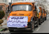 7 تریلر کمک‌های مردم و سپاه اصفهان به گلستان اعزام شد