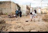سیل در روستاهای پلدختر و بخش معمولان  - لرستان