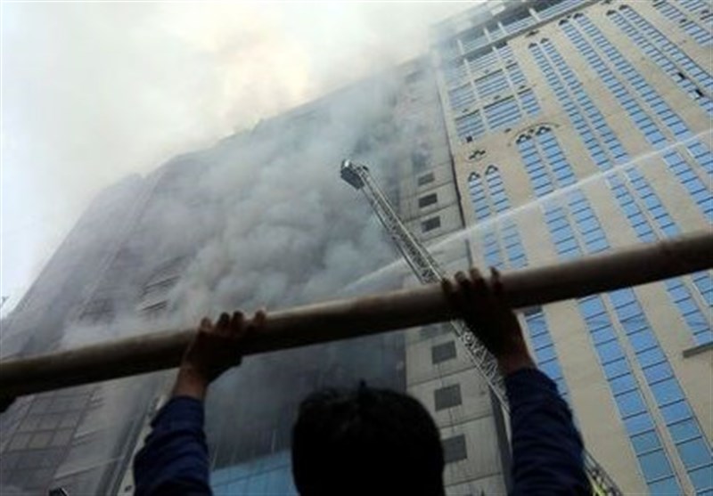 Fire Breaks Out At High Rise In Bangladesh Many Trapped Other Media News Tasnim News Agency