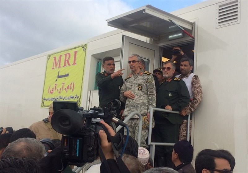 سرلشکر باقری از بیمارستان صحرایی فوق تخصصی سپاه در آق‌قلا بازدید کرد