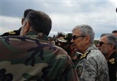 بازدید رئیس ستاد کل نیروهای مسلح از گرگان‌رود؛ دستور حفر کانال برای خروج سیلاب+تصاویر