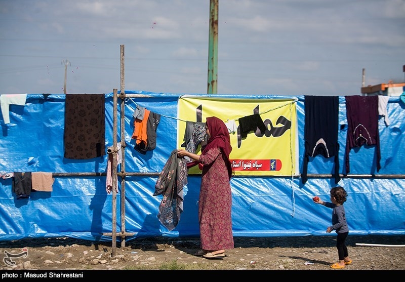 خطر سیل تاکنون شادگان را تهدید نکرده است؛ اسکان بیش از 800 نفر در اردوگاه فارابی