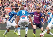 فوتبال جهان|بارسلونا با درخشش مسی فاتح دربی کاتالونیا شد