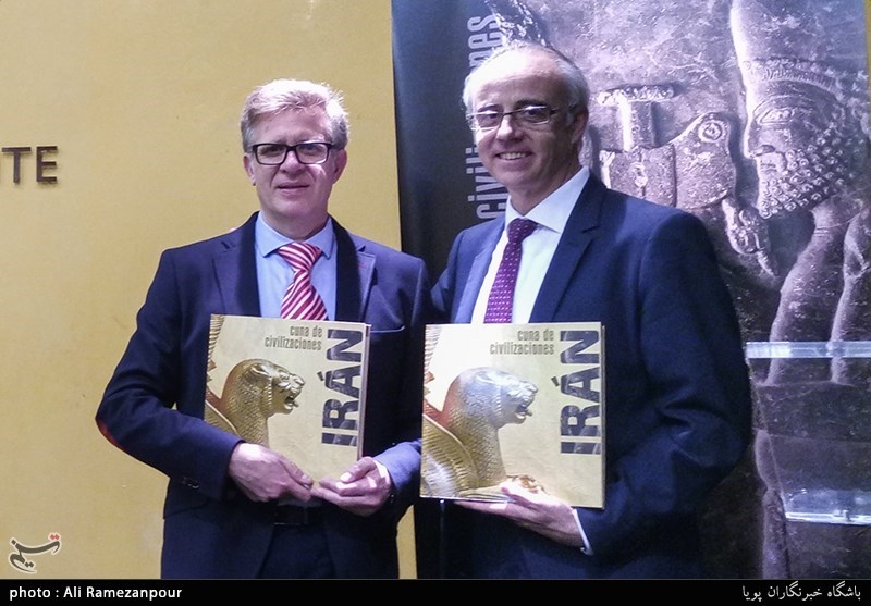 کنفرانس خبری افتتاح نمایشگاه ایران مهد تمدنها در الیکانته اسپانیا