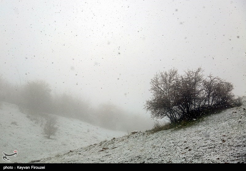 بارش برف بهاری در استان اردبیل؛ دمای هوای اردبیل تا 12 درجه کاهش یافت