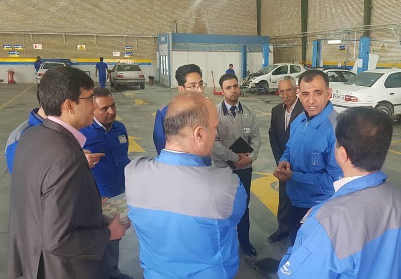 بازدید مدیران ارشد خدمات پس از فروش ایران خودرو از نمایندگی های مجاز و ناوگان امداد جاده ای استان های کرمان و یزد