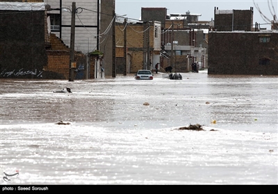 Flood Inundates City of Khorram Abad in Iran