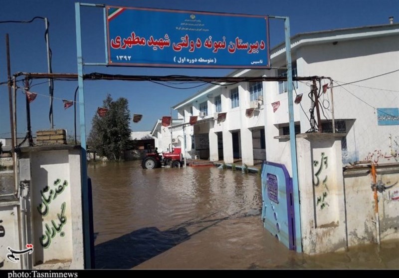 650 کلاس درس در مناطق سیل‌زده گلستان ساخته می‌شود