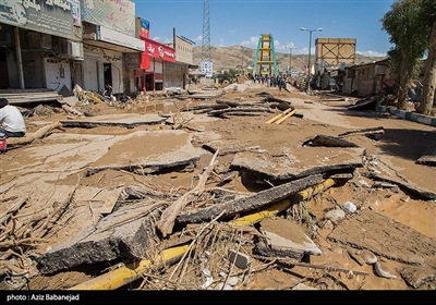 Flood Causes Damage in Iranian Western City of Poldokhtar