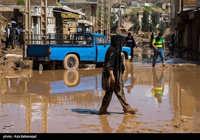 Flood Causes Damage in Iranian Western City of Poldokhtar