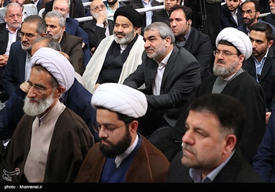 دیدار مسئولان نظام و سفرای کشورهای اسلامی با رهبر معظم انقلاب