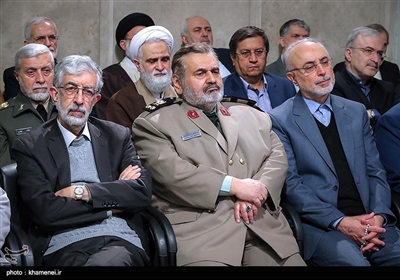 دیدار مسئولان نظام و سفرای کشورهای اسلامی با رهبر معظم انقلاب