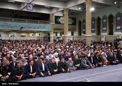 دیدار مسئولان نظام و سفرای کشورهای اسلامی با رهبر معظم انقلاب