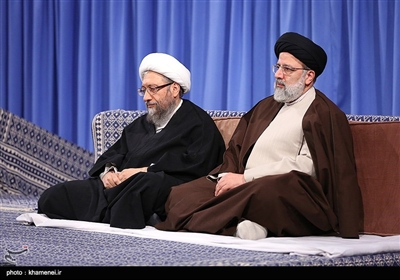 دیدار مسئولان نظام و سفرای کشورهای اسلامی با رهبر معظم انقلاب