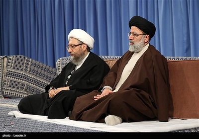 دیدار مسئولان نظام و سفرای کشورهای اسلامی با رهبر معظم انقلاب