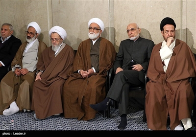 دیدار مسئولان نظام و سفرای کشورهای اسلامی با رهبر معظم انقلاب
