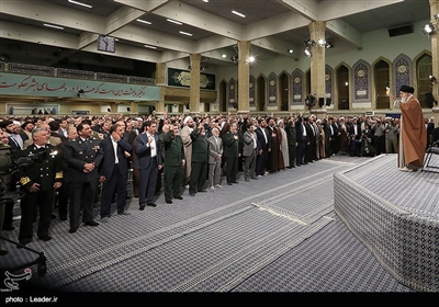 دیدار مسئولان نظام و سفرای کشورهای اسلامی با رهبر معظم انقلاب