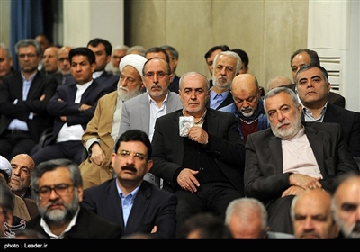 دیدار مسئولان نظام و سفرای کشورهای اسلامی با رهبر معظم انقلاب