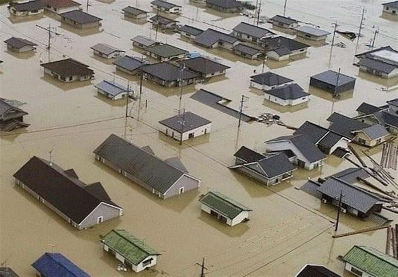 روایت شاهد عینی از مواجهه با سیل و زلزله در ژاپن + عکس