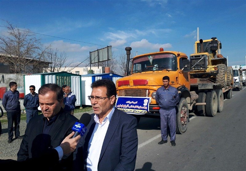 ماشین آلات بنیاد مسکن آذربایجان غربی به مناطق سیل زده لرستان اعزام شد