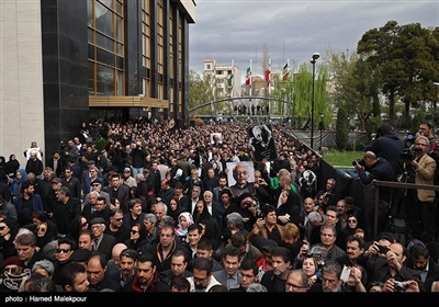 مراسم تشییع زنده‌یاد جمشید مشایخی