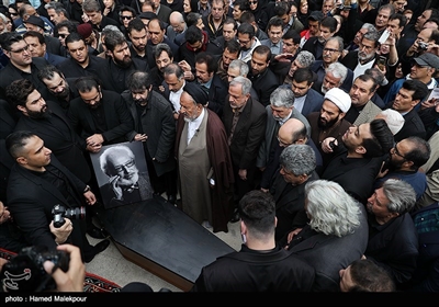 مراسم تشییع زنده‌یاد جمشید مشایخی